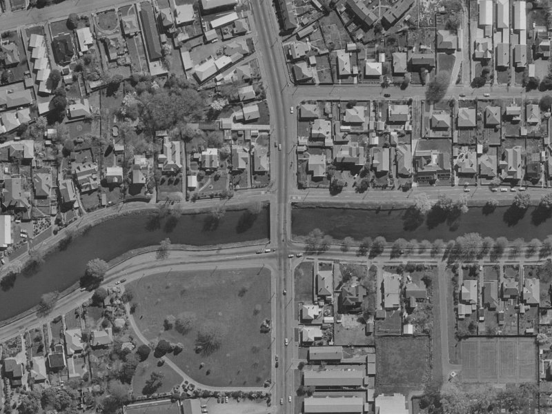 205 Stanmore Road from the air, 1970-1974