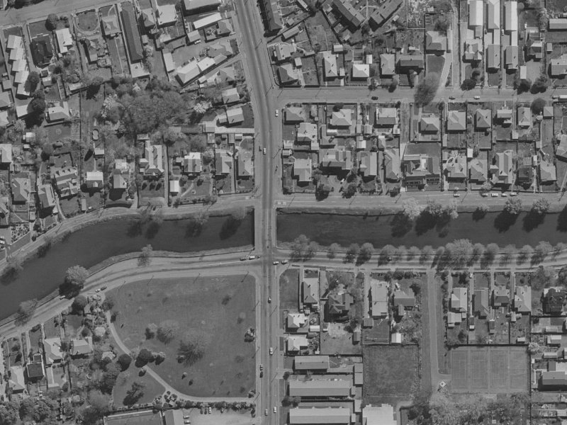 104 River Road from the air, 1970-1974