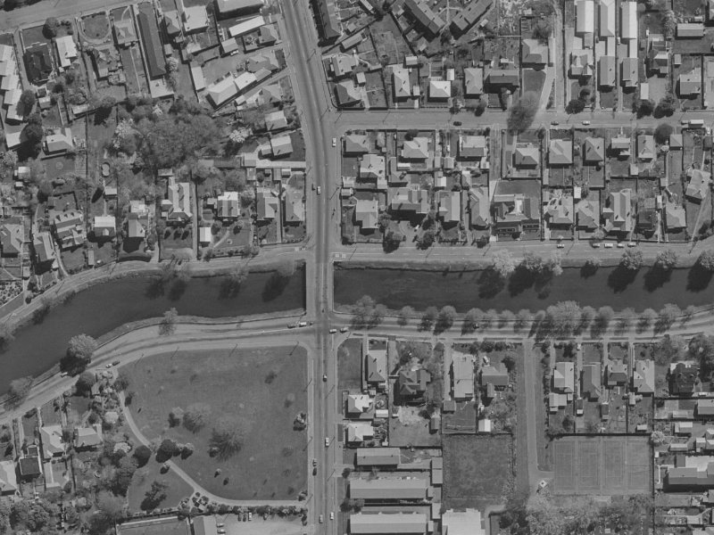109 River Road from the air, 1970-1974
