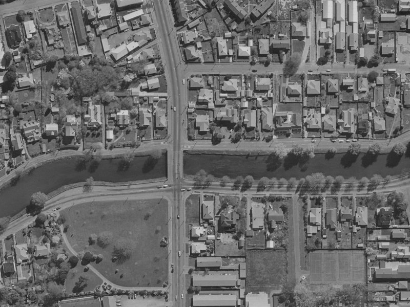 106 River Road from the air, 1970-1974