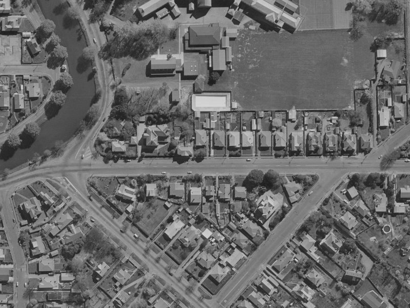 29 Woodham Road from the air, 1970-1974