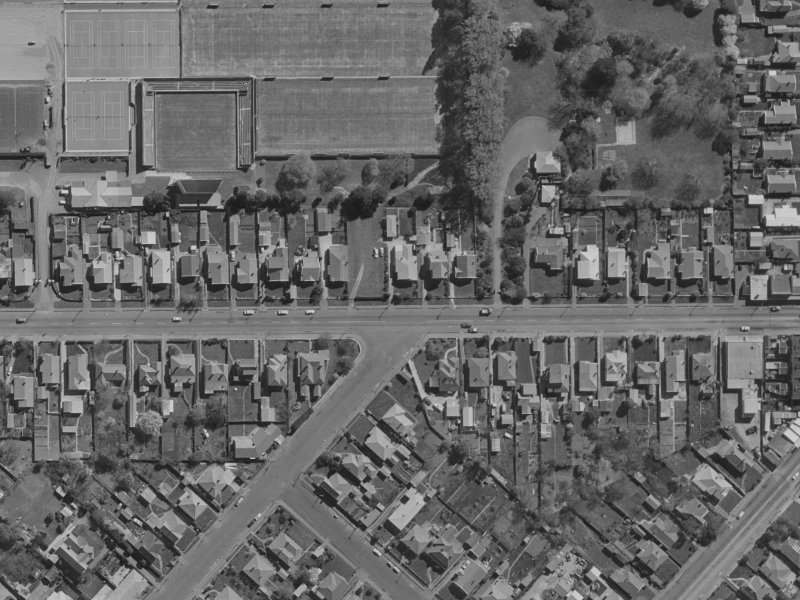 149 Woodham Road from the air, 1970-1974