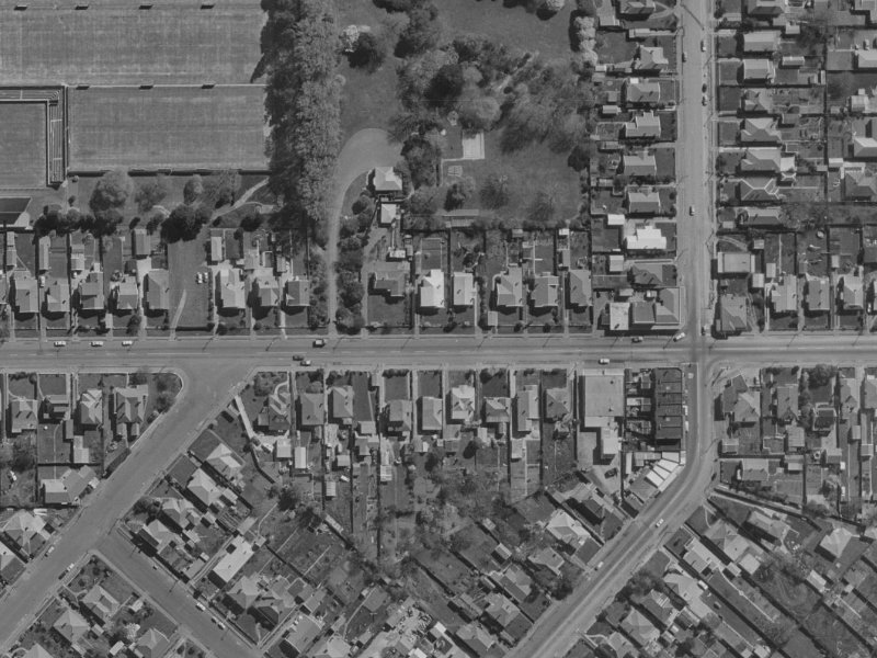 169 Woodham Road from the air, 1970-1974