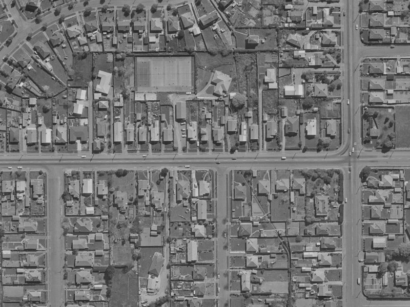 295 Woodham Road from the air, 1970-1974