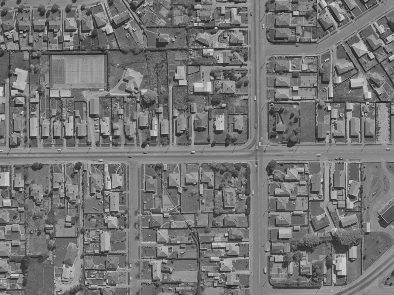 307 Woodham Road from the air, 1970-1974