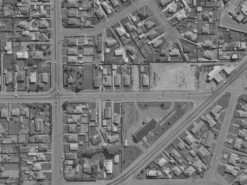 337 Woodham Road from the air, 1970-1974