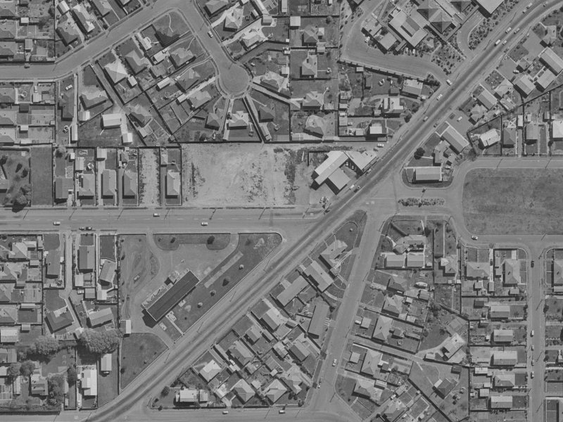 349 Woodham Road from the air, 1970-1974
