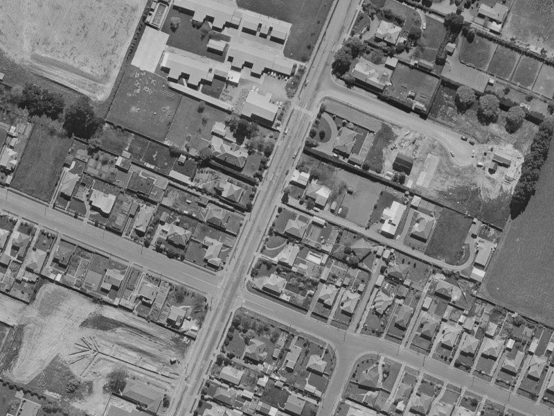 36A Avonhead Road from the air, 1970-1974