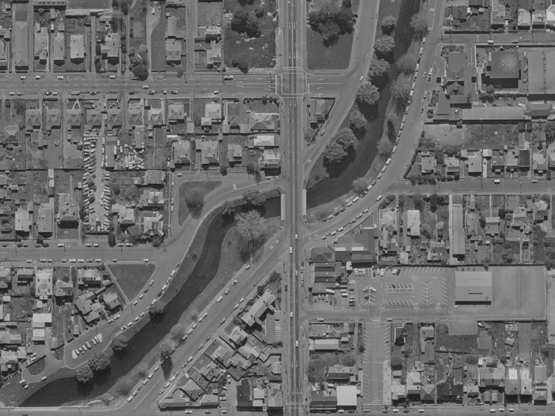 343A Cambridge Terrace from the air, 1970-1974