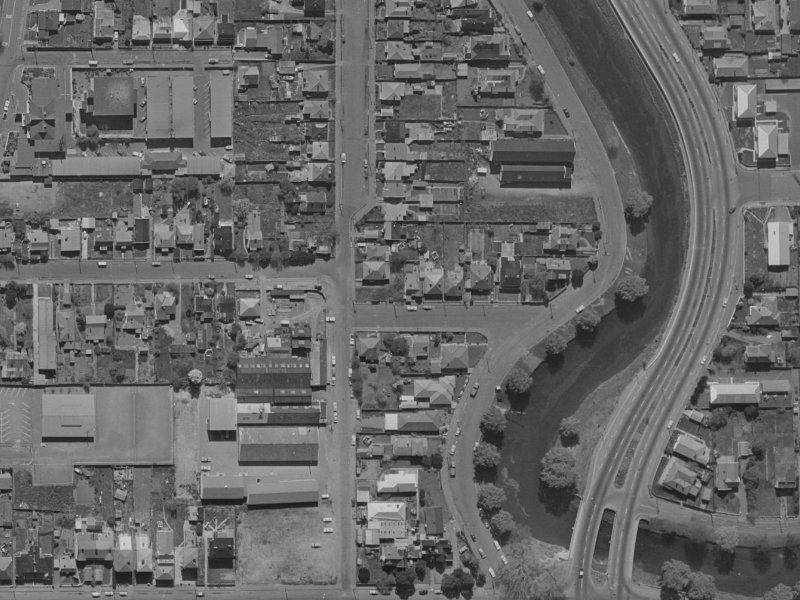 5 Rees Street from the air, 1970-1974