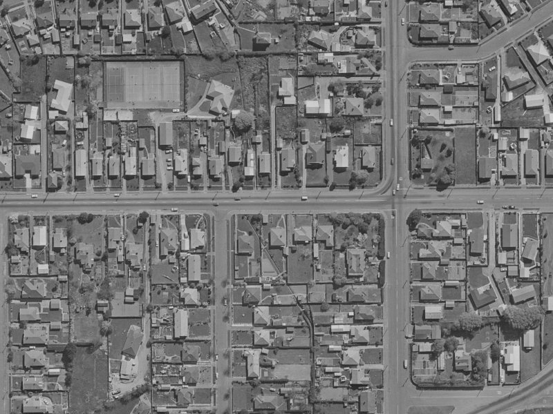 278 Woodham Road from the air, 1970-1974