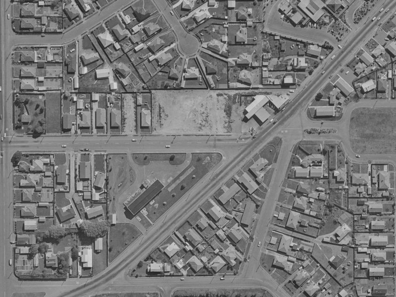 347 Woodham Road from the air, 1970-1974