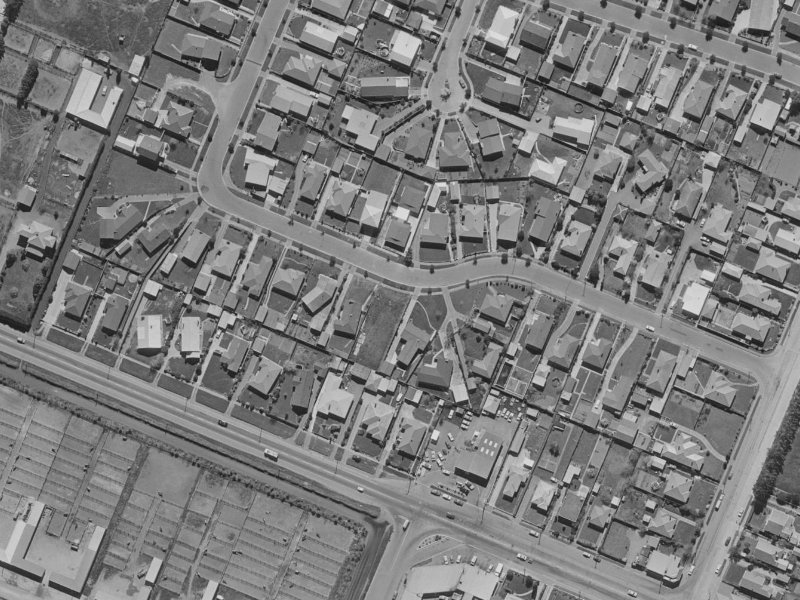 24 Toorak Avenue from the air, 1970-1974