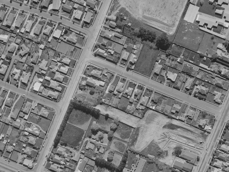 21 Wittys Road from the air, 1970-1974