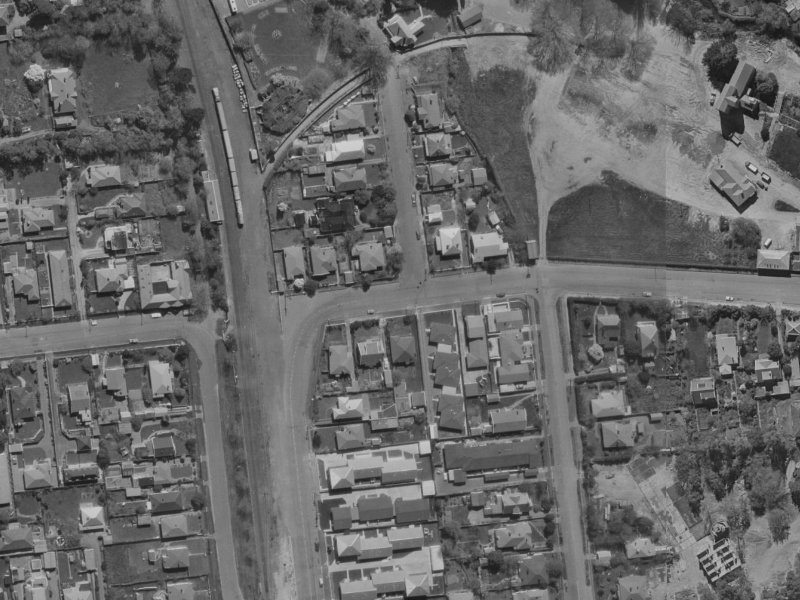 19 Matai Street East from the air, 1970-1974