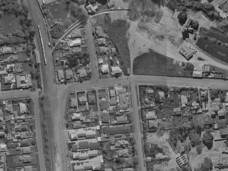 11 Matai Street East from the air, 1970-1974