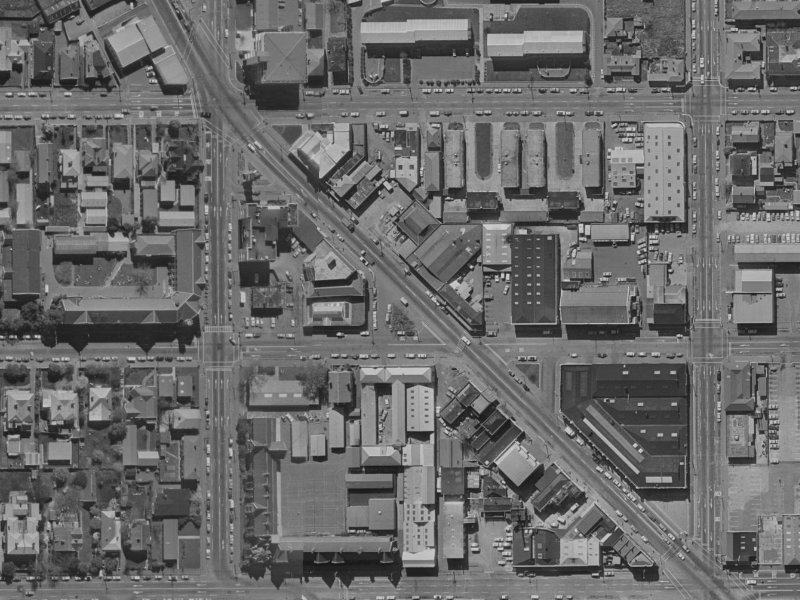 81 Victoria Street from the air, 1970-1974