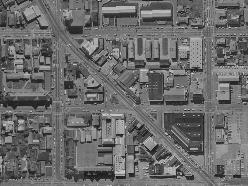 56 Victoria Street from the air, 1970-1974