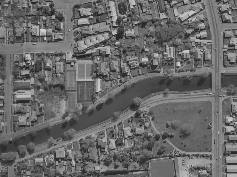 63 River Road from the air, 1970-1974