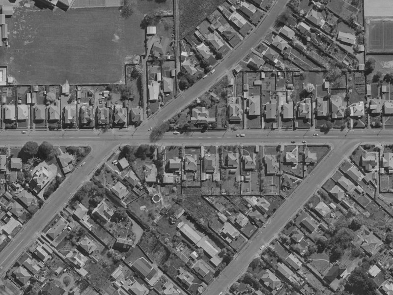 62 Woodham Road from the air, 1970-1974