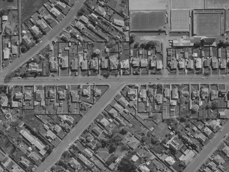 228 England Street from the air, 1970-1974