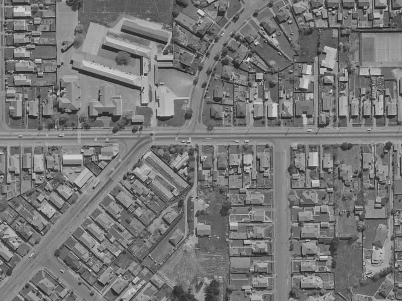 228 Woodham Road from the air, 1970-1974