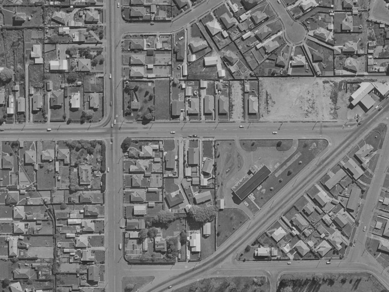 306 Woodham Road from the air, 1970-1974