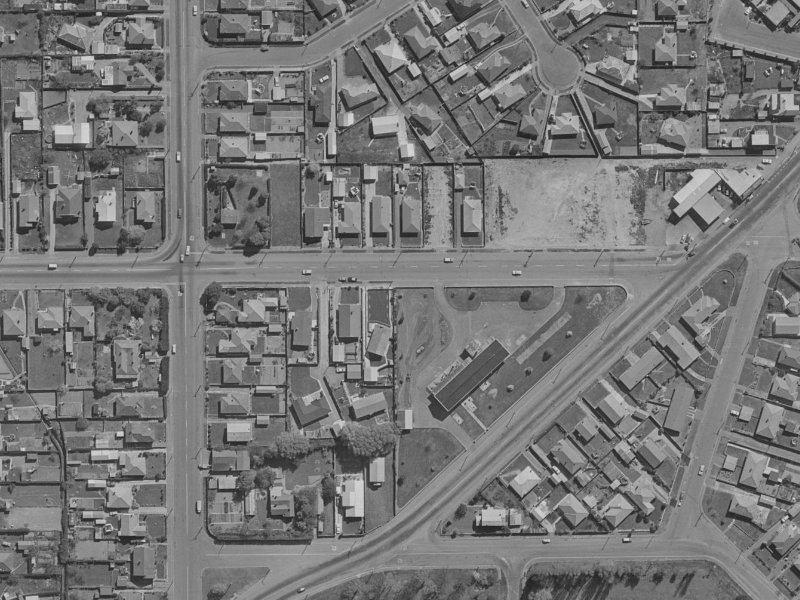 308 Woodham Road from the air, 1970-1974