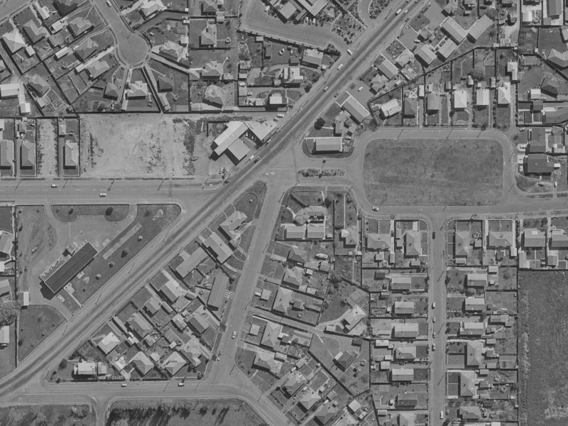 3 Coulter Street from the air, 1970-1974
