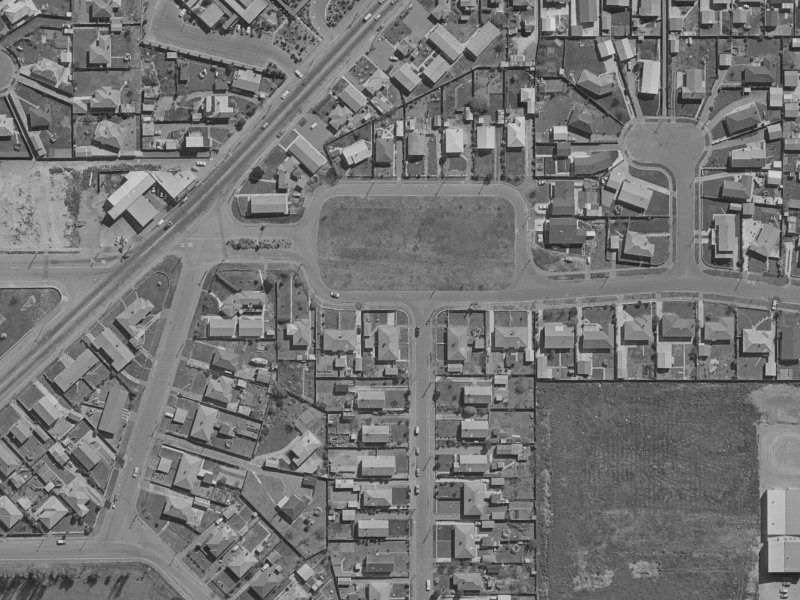 2 Griffiths Avenue from the air, 1970-1974
