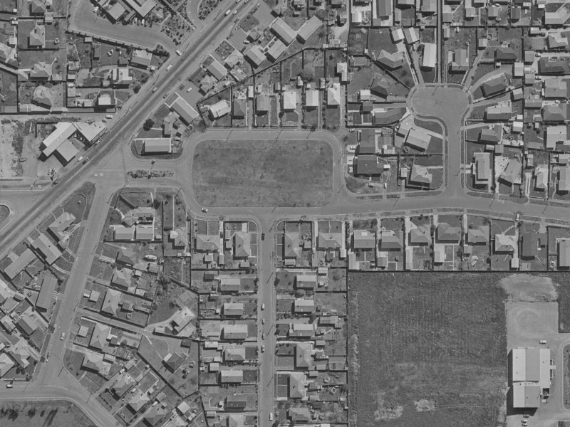 12E Nicholas Drive from the air, 1970-1974