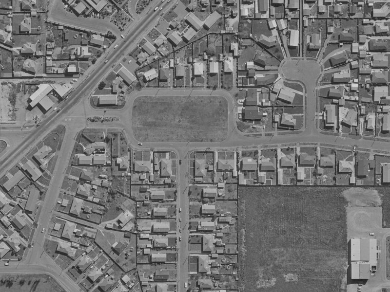 21 Nicholas Drive from the air, 1970-1974