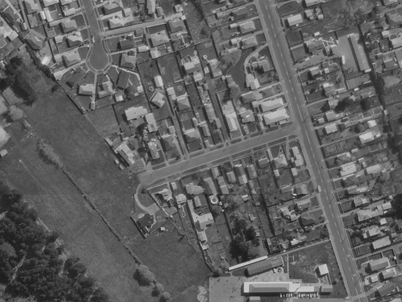 Cradock Street from the air, 1970-1974