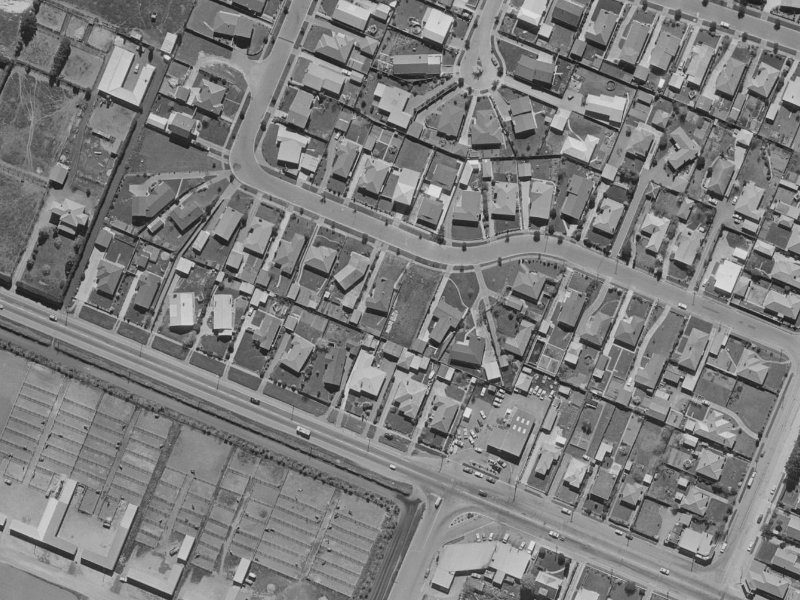 26 Toorak Avenue from the air, 1970-1974