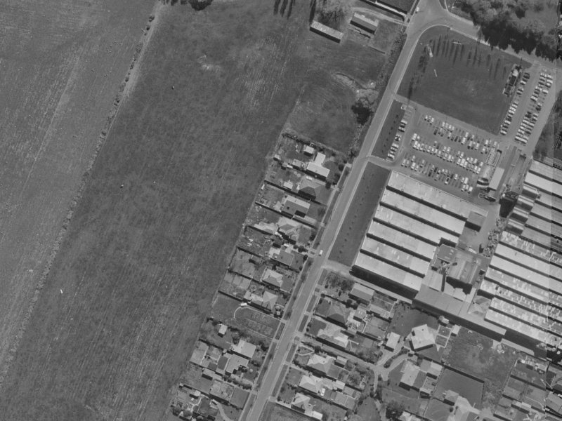 61A Brodie Street from the air, 1970-1974