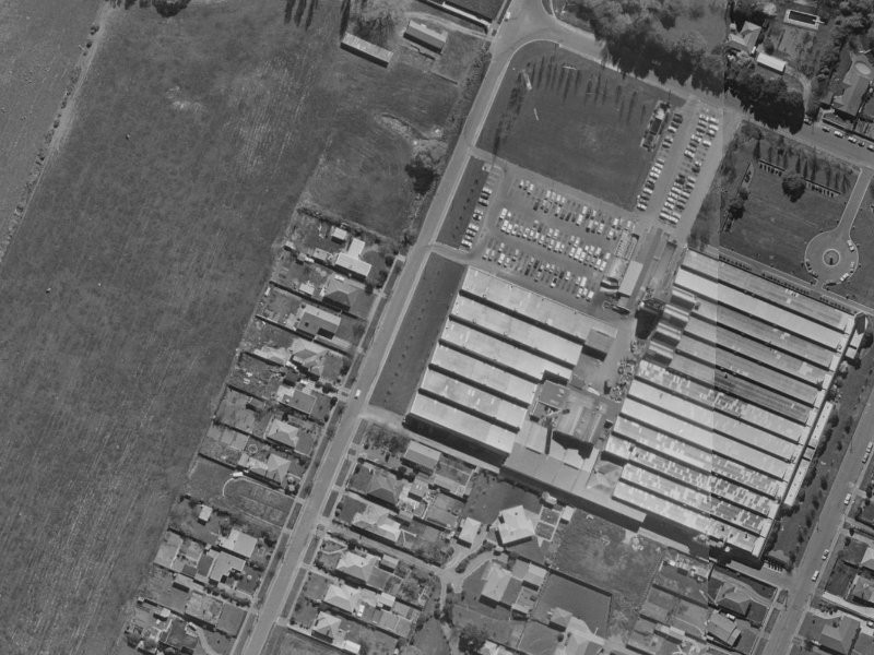 Brodie Street from the air, 1970-1974