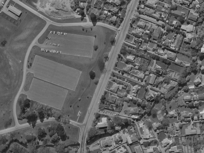 62 Clyde Road from the air, 1970-1974