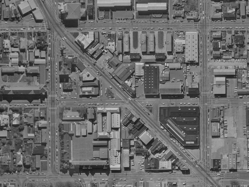 48 Victoria Street from the air, 1970-1974