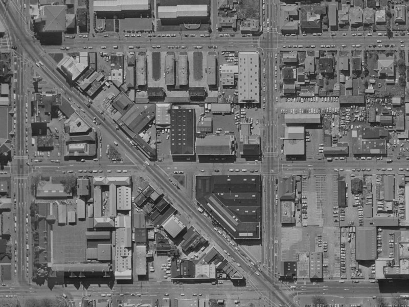 53 Peterborough Street from the air, 1970-1974