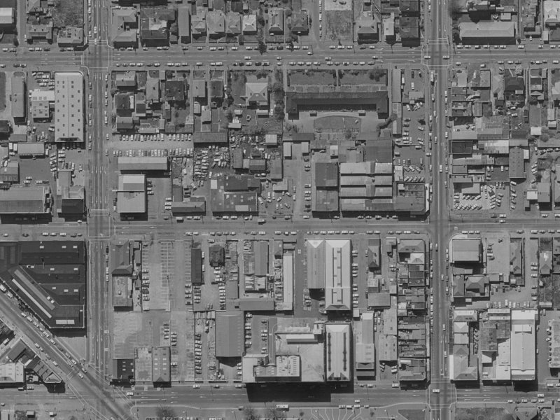 94 Peterborough Street from the air, 1970-1974