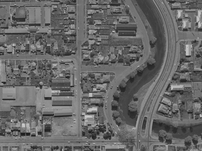 2 Rees Street from the air, 1970-1974