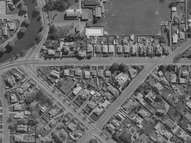24 Woodham Road from the air, 1970-1974