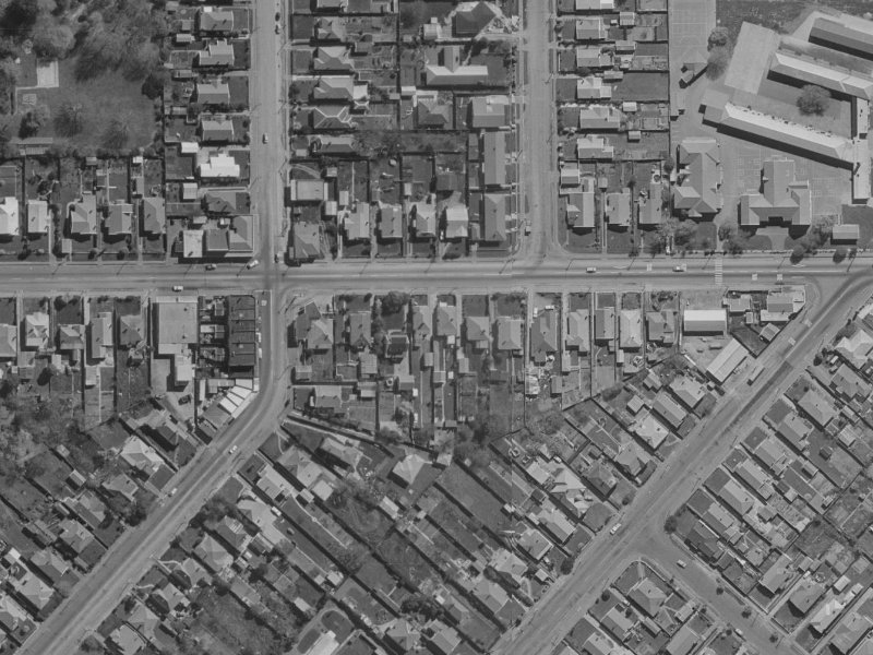 712 Gloucester Street from the air, 1970-1974