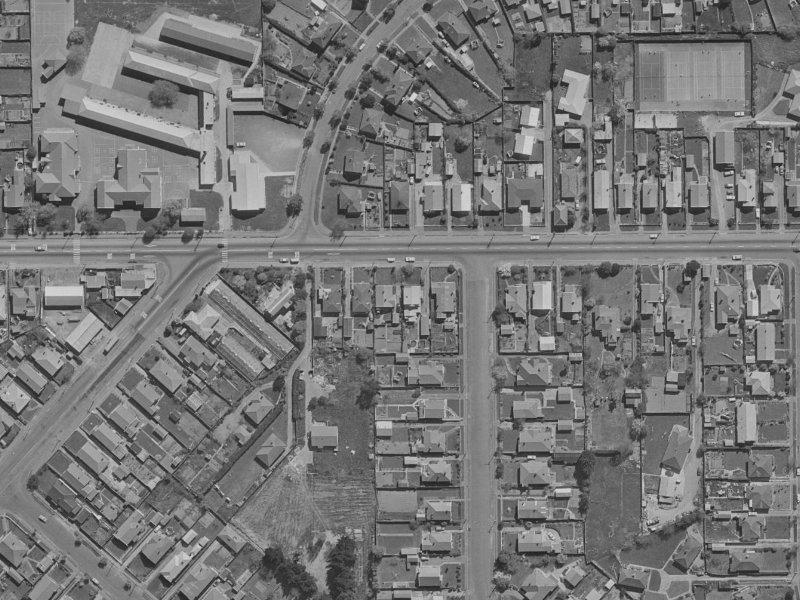234 Woodham Road from the air, 1970-1974