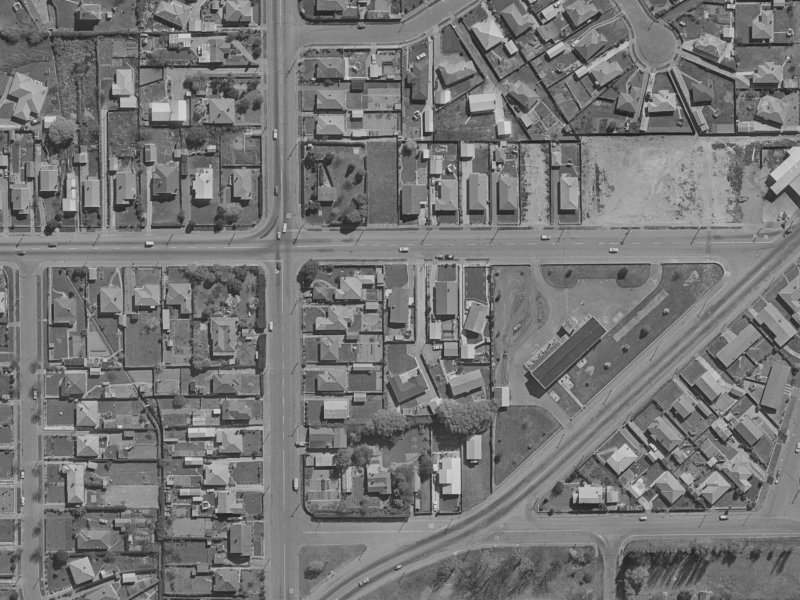 300 Woodham Road from the air, 1970-1974