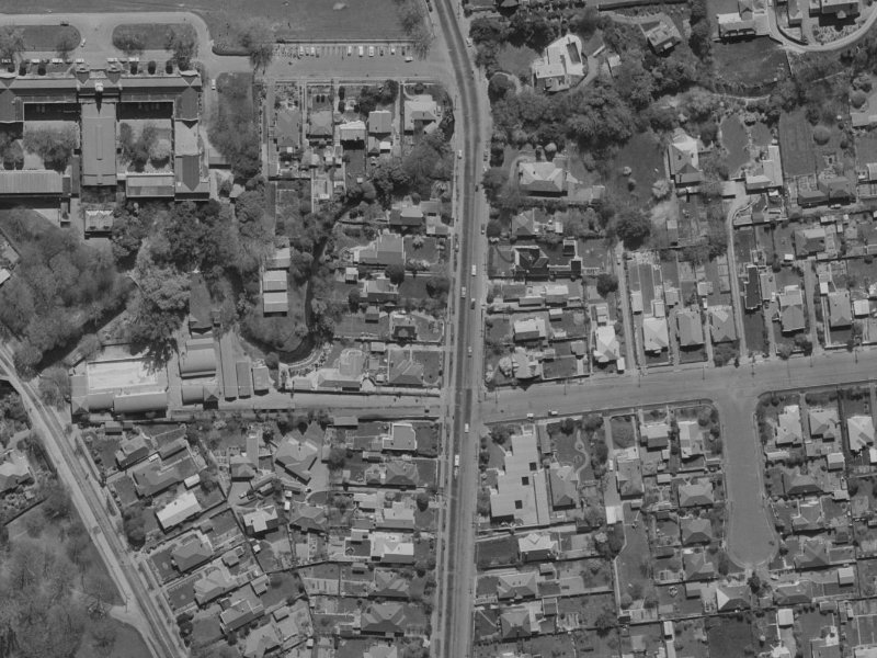 55 Straven Road from the air, 1970-1974