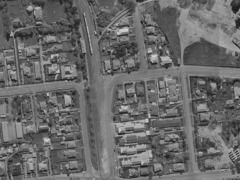 21 Matai St E from the air, 1970-1974