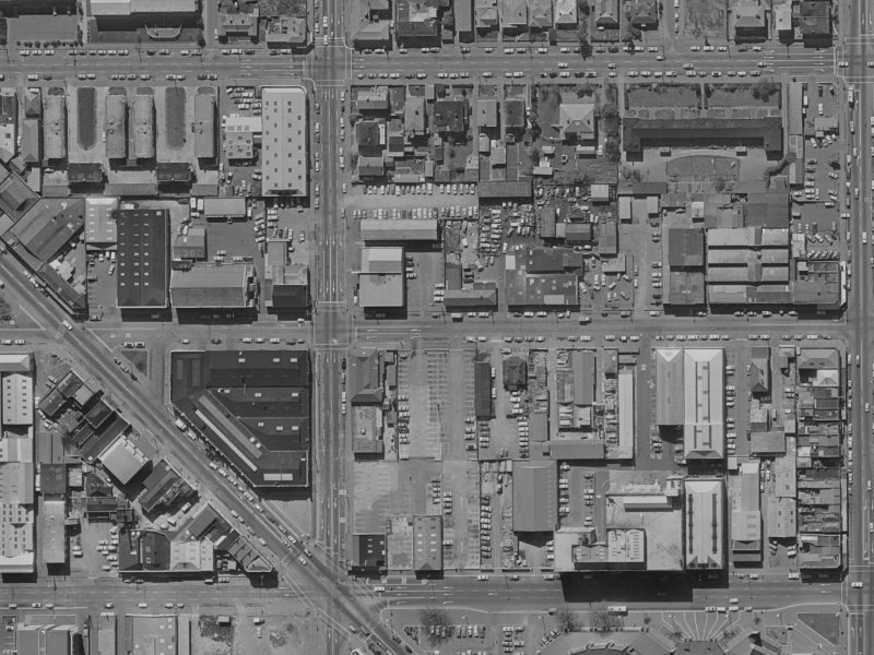 73 Peterborough Street from the air, 1970-1974