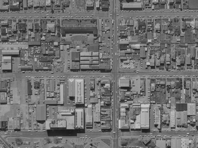 116 Peterborough Street from the air, 1970-1974