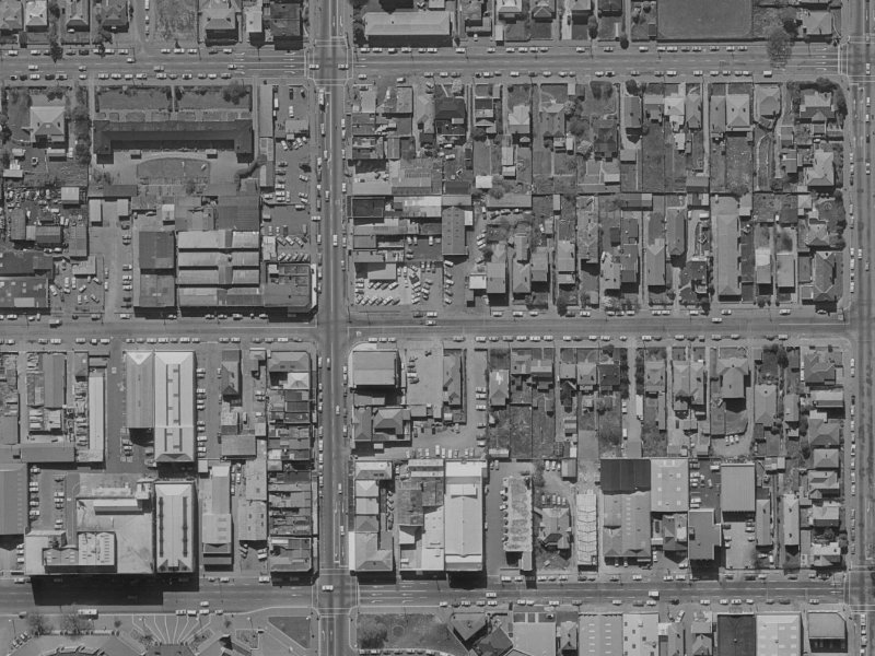 126 Peterborough Street from the air, 1970-1974